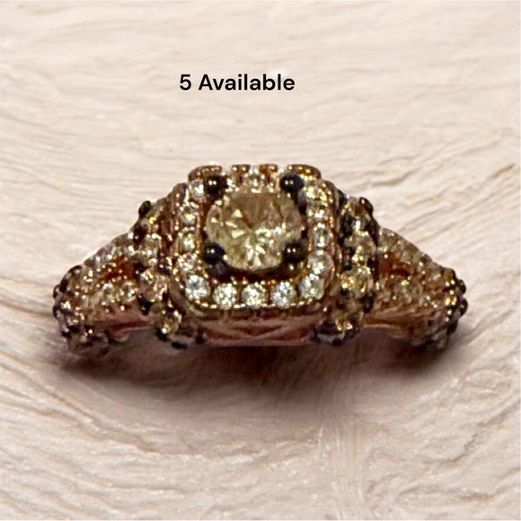 Source Unknown Jewelry - Source Unknown Rose Gold and Blue Rings Set